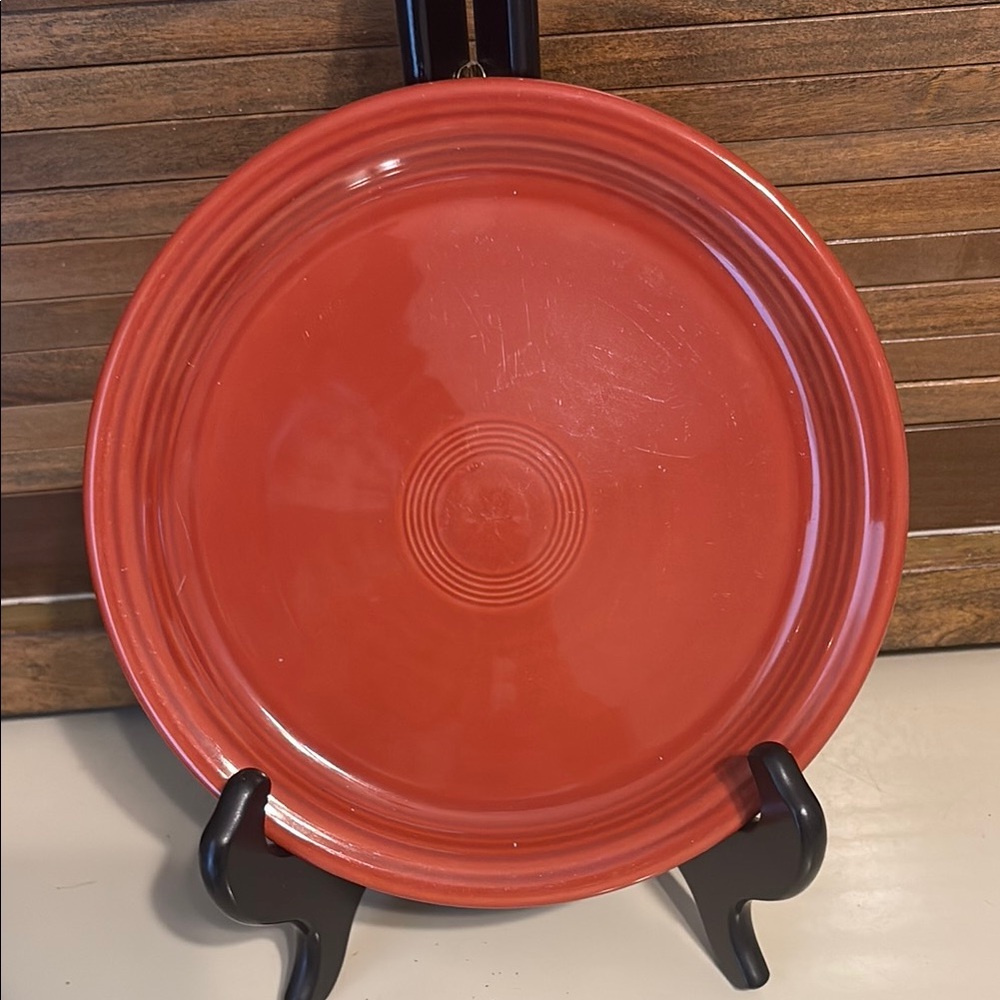 Fiesta Paprika luncheon plate
